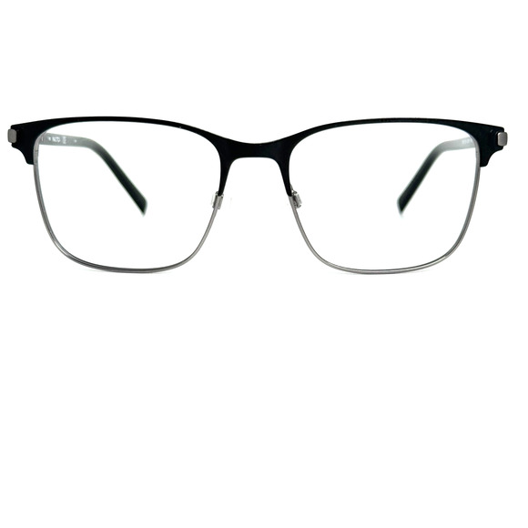 Nautica N7319 005 Gunmetal Unisex Black Full Rim Eyeglasses 54-18-145 H19756 - Picture 1 of 7